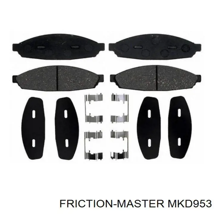 Купить MKD953 Friction Master Колодки тормозные