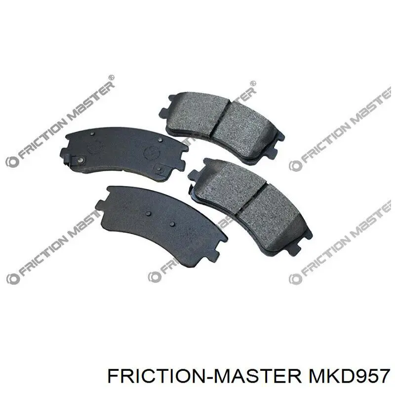 MKD957 Friction Master колодки тормозные передние дисковые