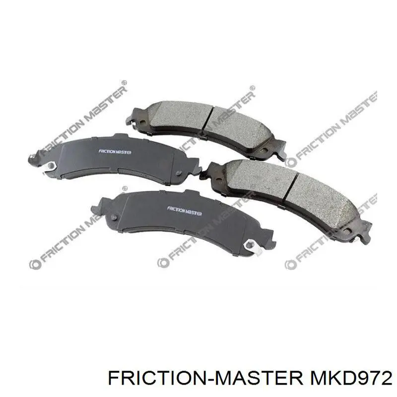 Pastillas de freno delanteras MKD972 Friction Master