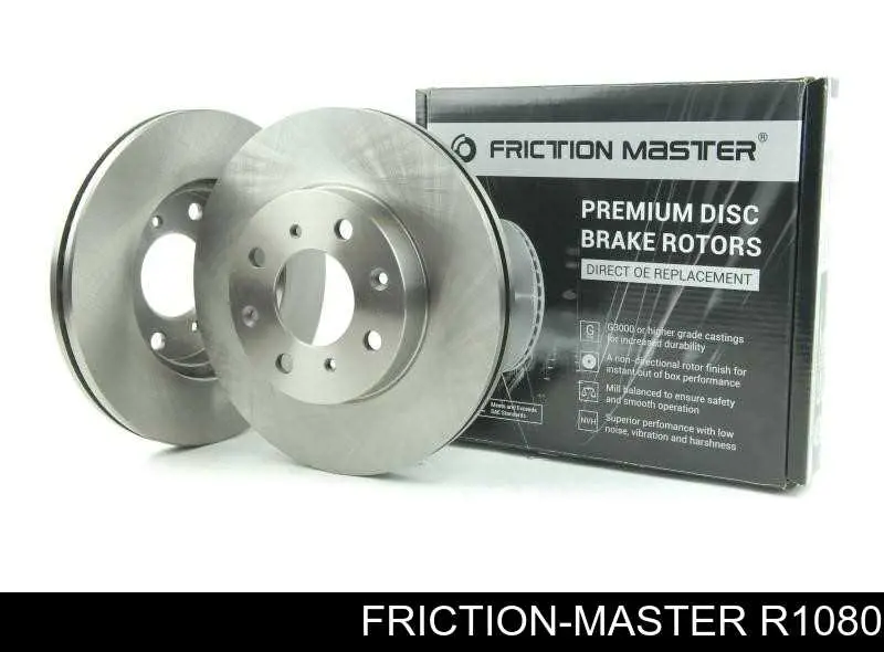 Передние тормозные диски R1080 Friction Master