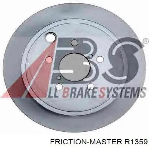 Купить R1359 Friction Master Диск тормозной задний