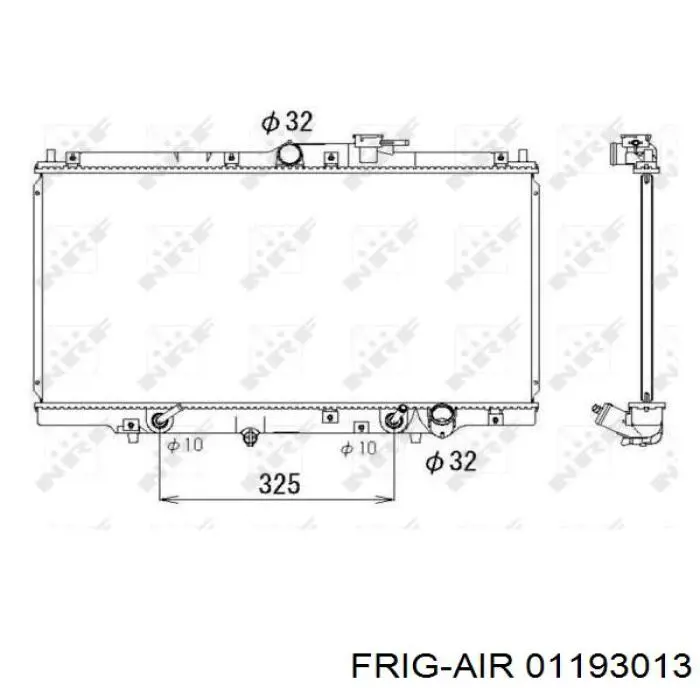 Радиатор 01193013 Frig AIR