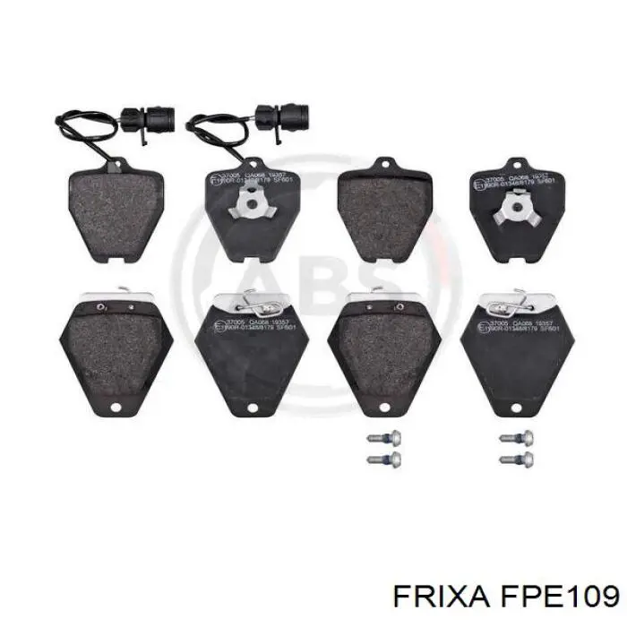 Передние тормозные колодки FPE109 Hankook Frixa