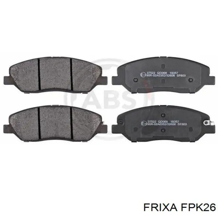 Купить FPK26 Hankook Frixa Колодки тормозные