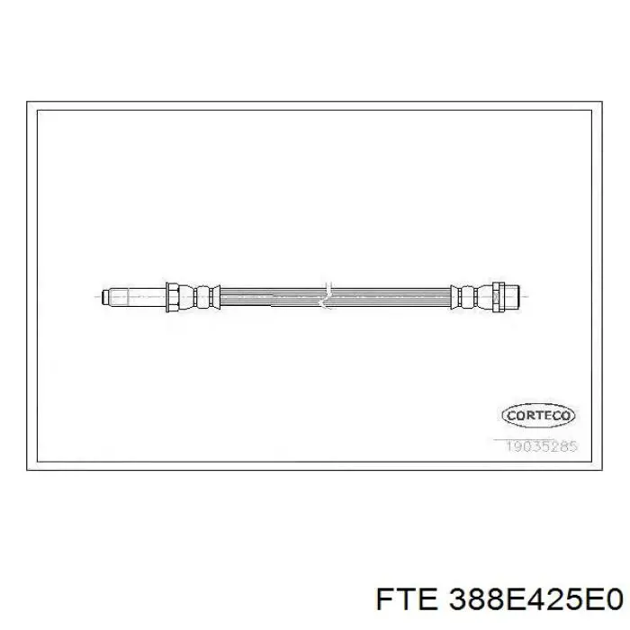 Шланг тормозной передний FTE 9240031 цена, от 5.60 USD