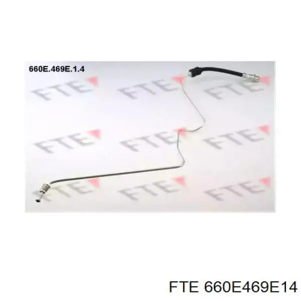 Шланг тормозной задний правый 660E469E14 FTE