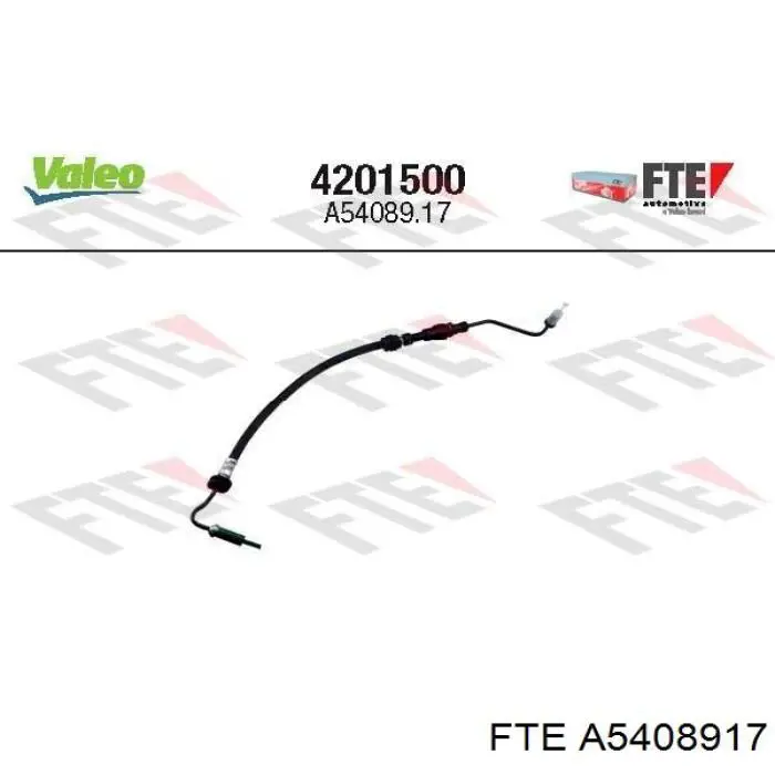 Шланг сцепления комплект FTE A5408917 цена, от 68.52 USD