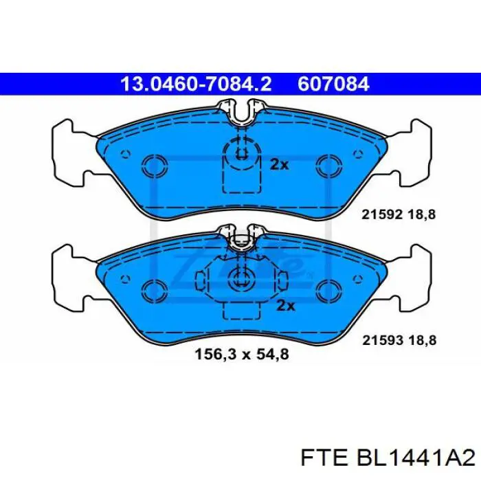 Колодки дисковые  FTE BL1441A2 цена, от 22.54 USD