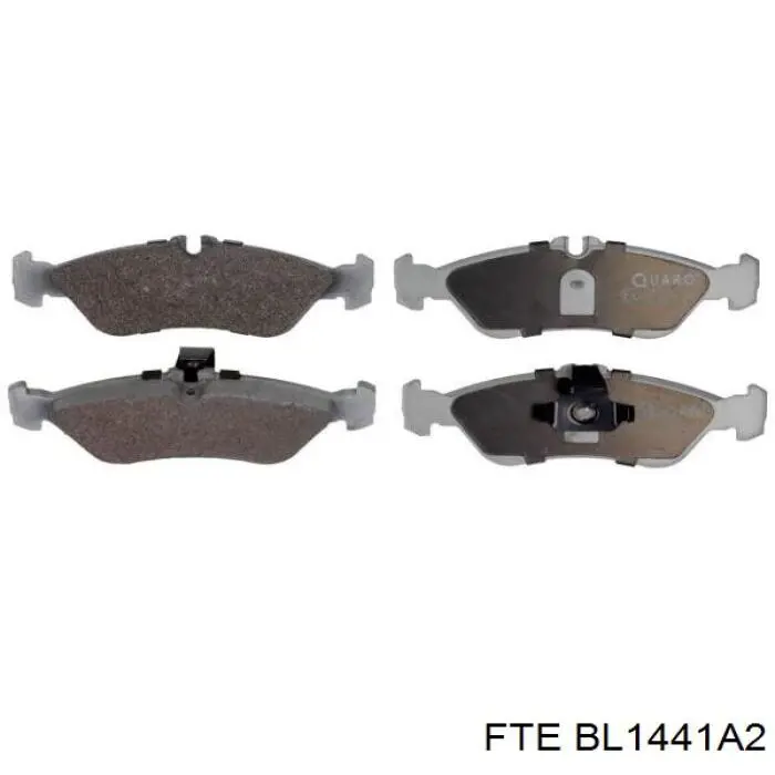 Купить BL1441A2 FTE Колодки тормозные задние, дисковые