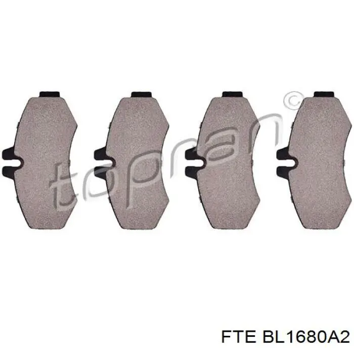 Тормозные колодки FTE BL1680A2
