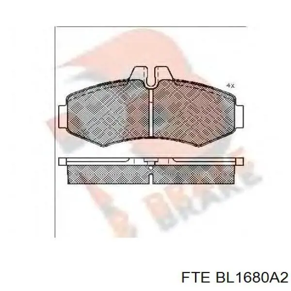 Колодки FTE BL1680A2 цена, от 25.21 USD