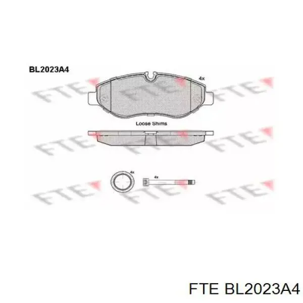 Купить BL2023A4 FTE Колодки тормозные