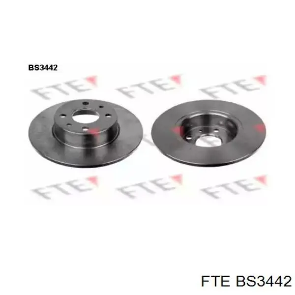 BS3442 FTE диск тормозной задний