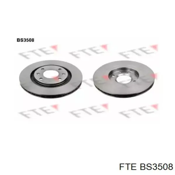 BS3508 FTE диск тормозной передний