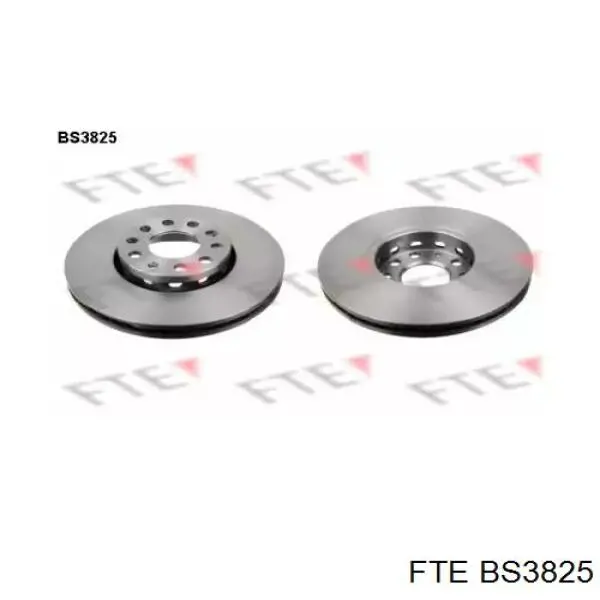 BS3825 FTE диск тормозной передний
