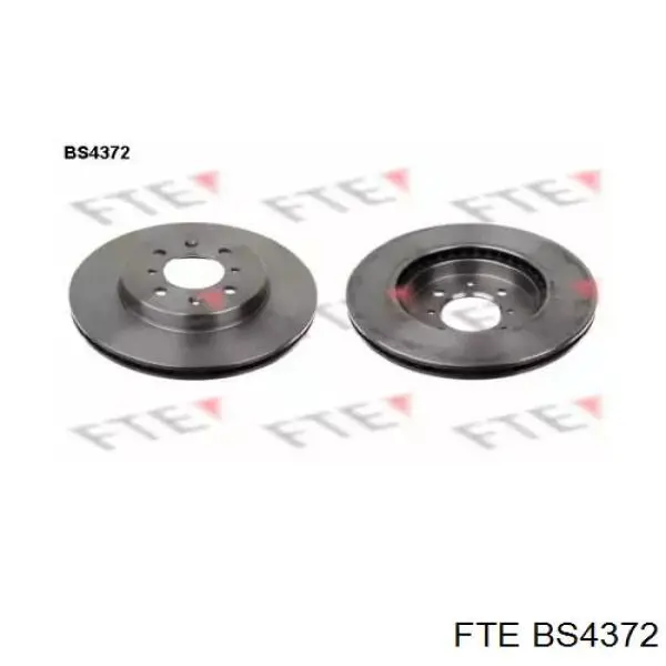 BS4372 FTE диск тормозной передний