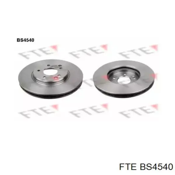 BS4540 FTE диск тормозной передний