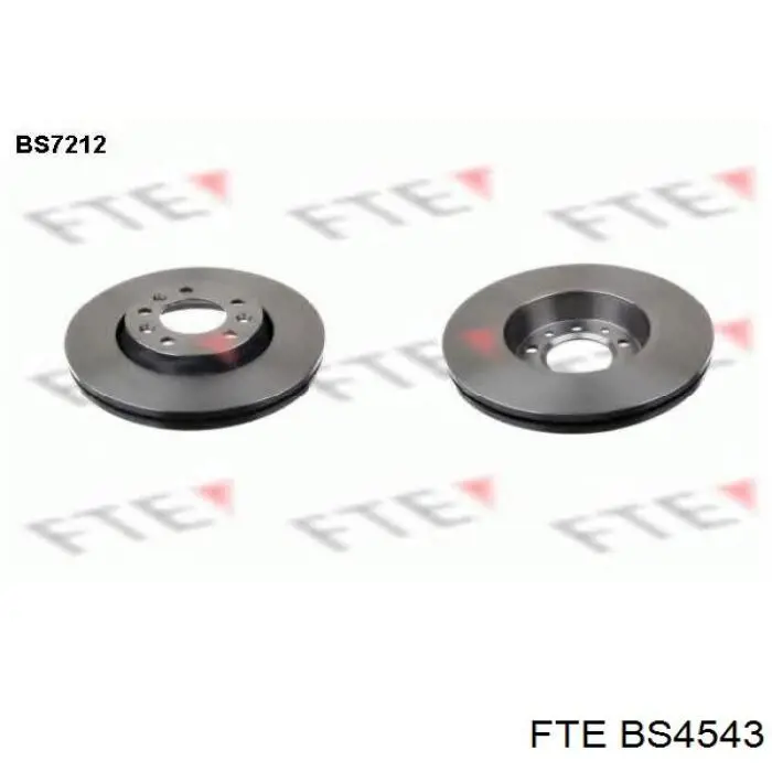 Задний тормозной диск FTE BS4543 цена, от 43.60 USD
