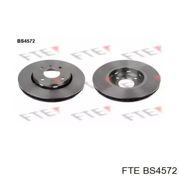 BS4572 FTE диск тормозной передний