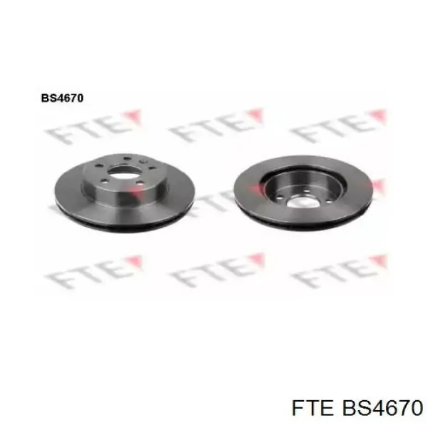 Тормоз дисковый передний FTE BS4670 цена, от 48.28 USD