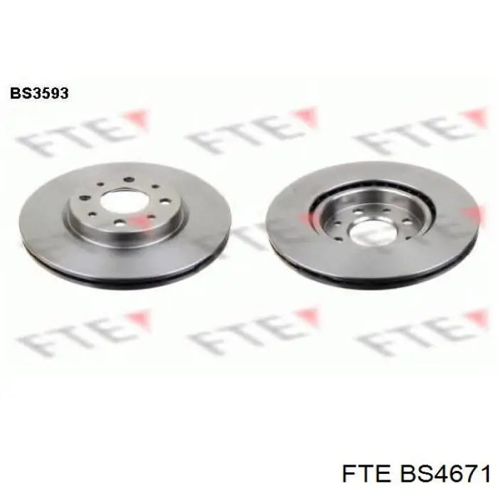 Задний тормозной диск FTE BS4671 цена, от 26.59 USD