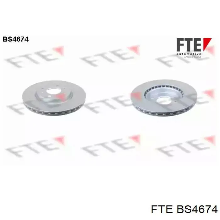 BS4674 FTE диск тормозной передний