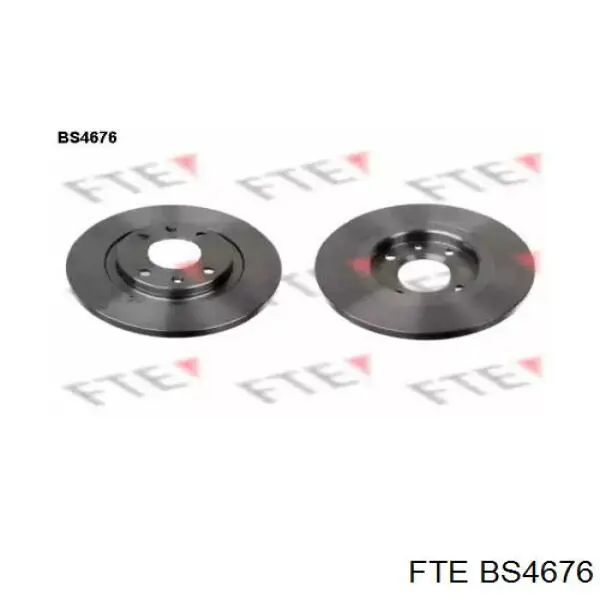 BS4676 FTE диск тормозной передний