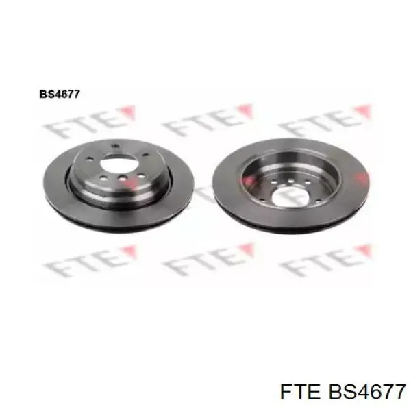 BS4677 FTE диск тормозной задний