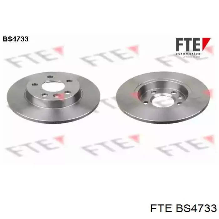 BS4733 FTE disco do freio traseiro