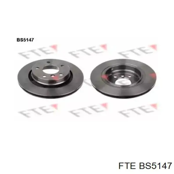 BS5147 FTE диск тормозной задний