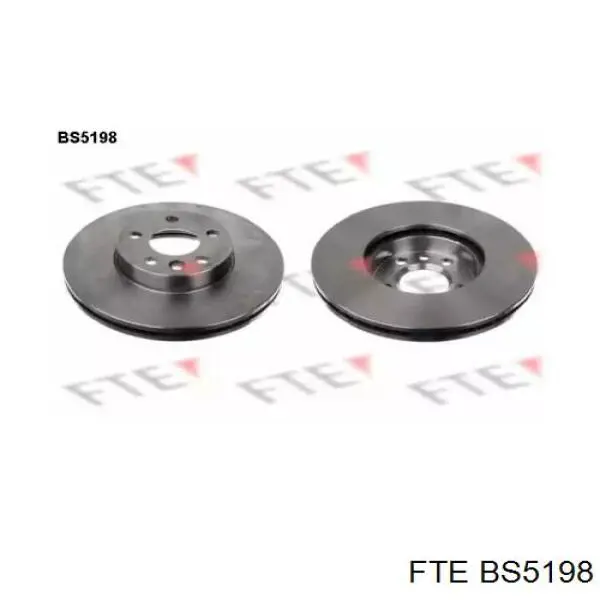 BS5198 FTE диск тормозной передний