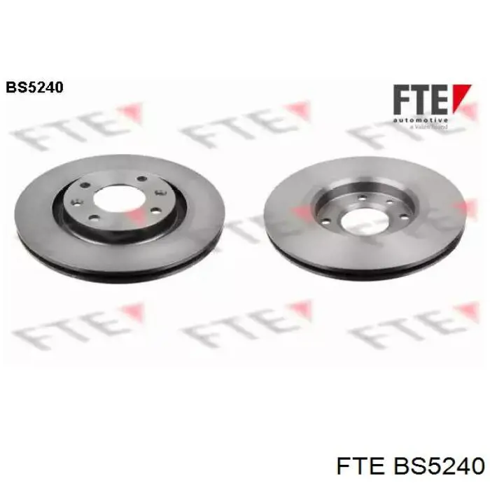 BS5240 FTE диск тормозной передний