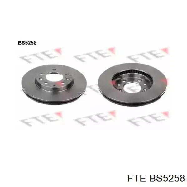 BS5258 FTE диск тормозной передний