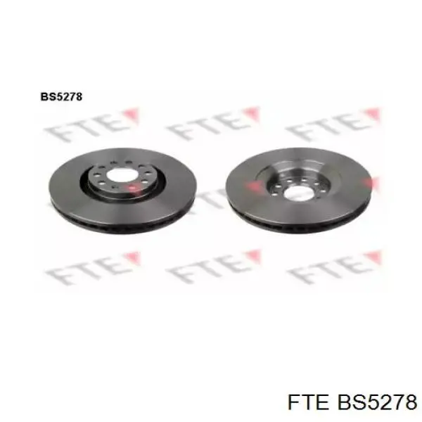 BS5278 FTE диск тормозной передний