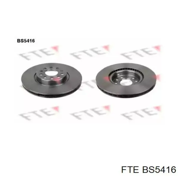 BS5416 FTE диск тормозной передний