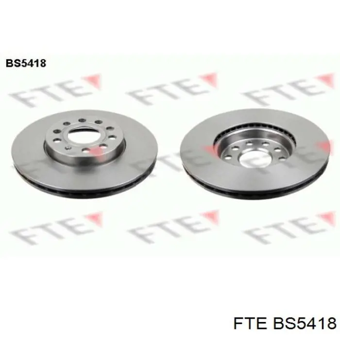 BS5418 FTE диск тормозной передний