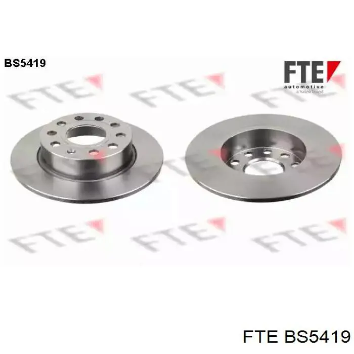 BS5419 FTE диск тормозной задний
