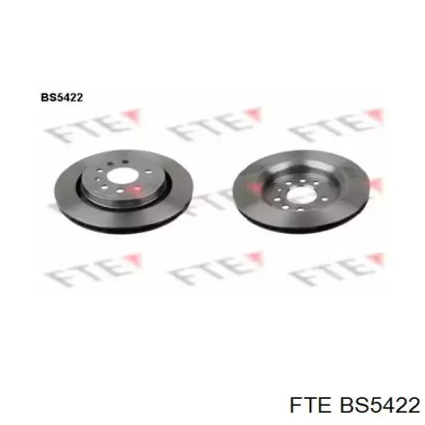 BS5422 FTE диск тормозной задний