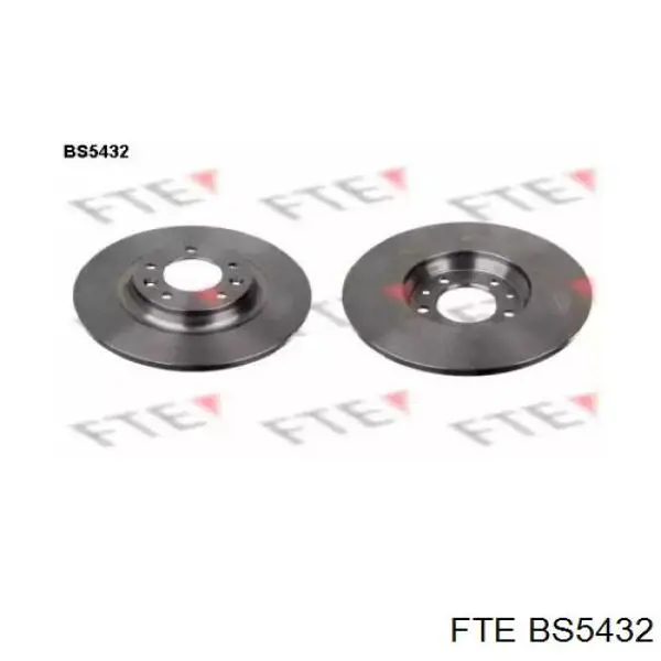 BS5432 FTE диск тормозной задний