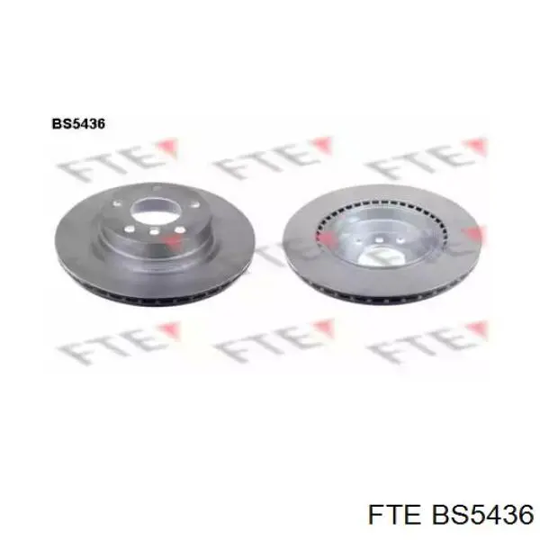 BS5436 FTE диск тормозной задний