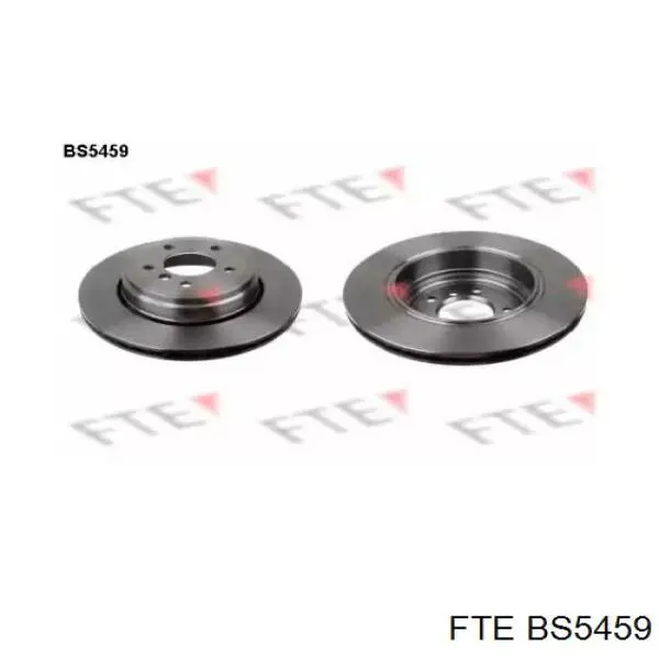 BS5459 FTE диск тормозной задний