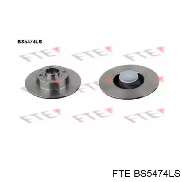 BS5474LS FTE диск тормозной задний
