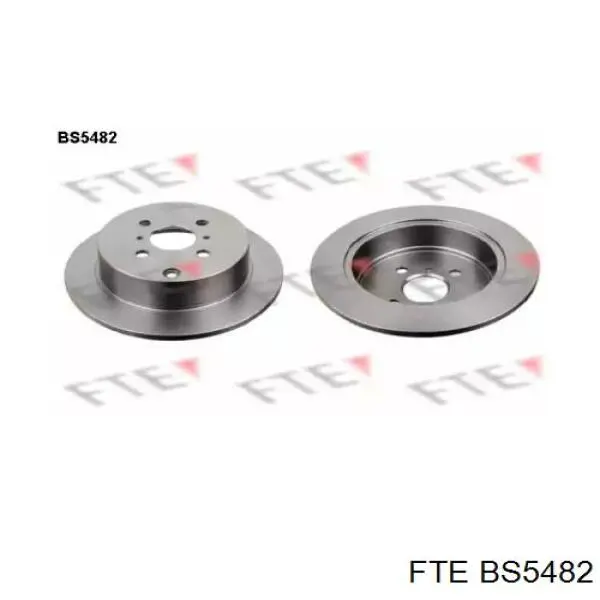 BS5482 FTE диск тормозной задний
