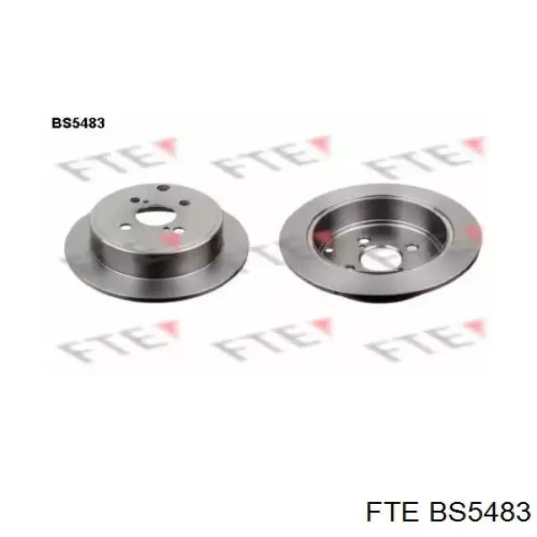BS5483 FTE диск тормозной задний