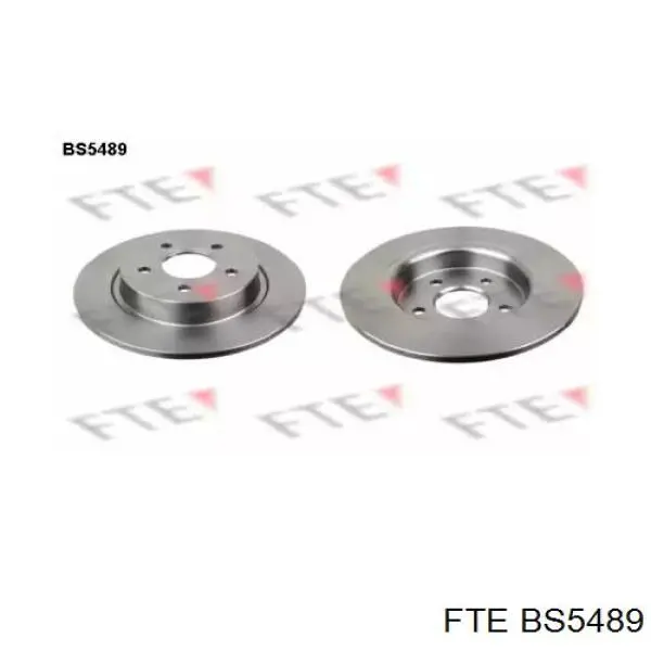 BS5489 FTE диск тормозной задний