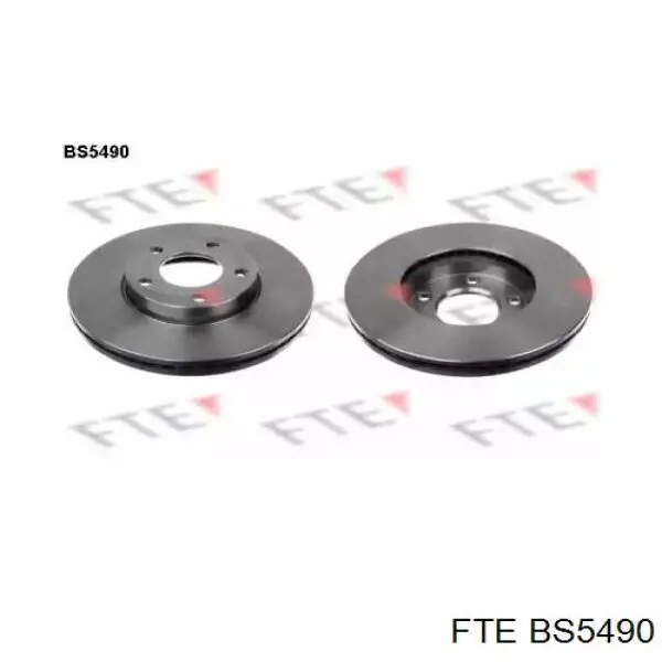 BS5490 FTE диск тормозной передний