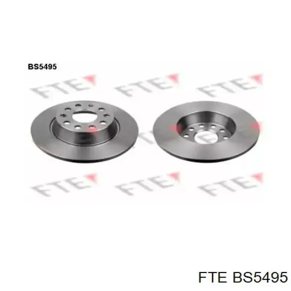 BS5495 FTE диск тормозной задний