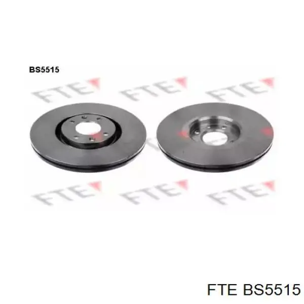 BS5515 FTE диск тормозной передний