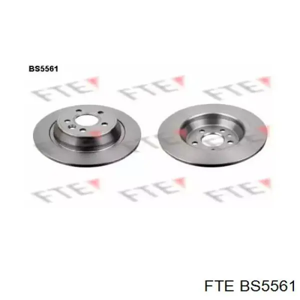 BS5561 FTE диск тормозной задний