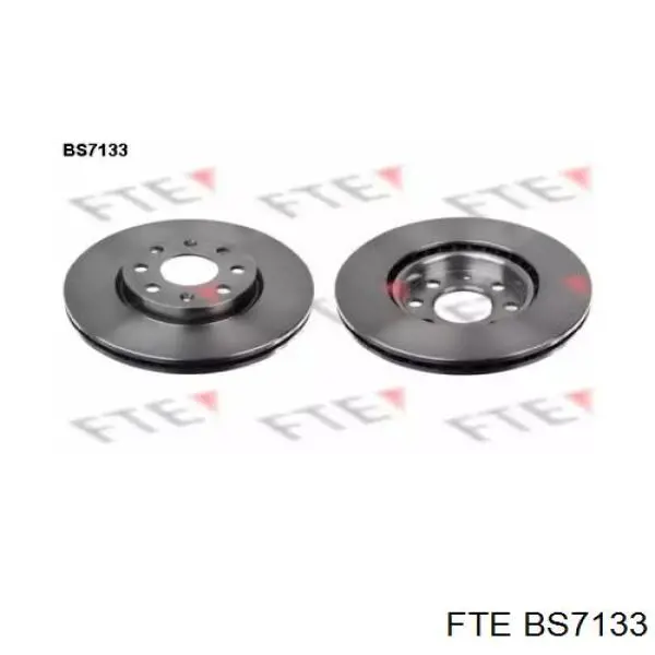 BS7133 FTE диск тормозной передний